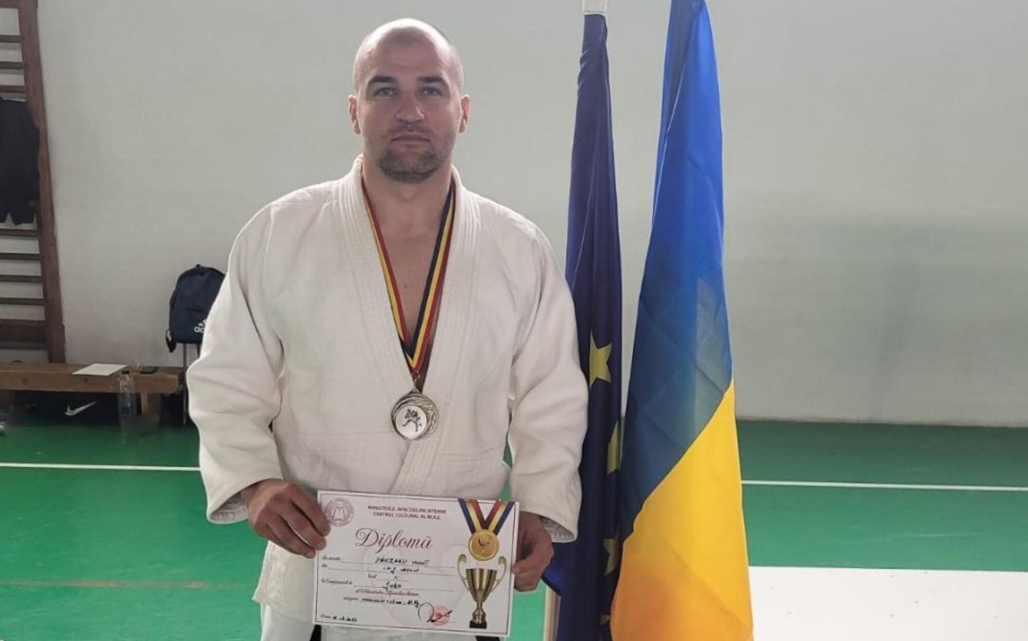 Politist vasluian medaliat la Campionatul National de Judo al M.A.I – FOTO Vicecampionul vasluian