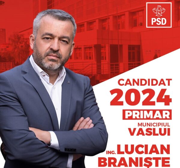 Actualul viceprimar al municipiului Vaslui, Lucian Braniște, va candida pentru funcția de primar – FOTO Top1